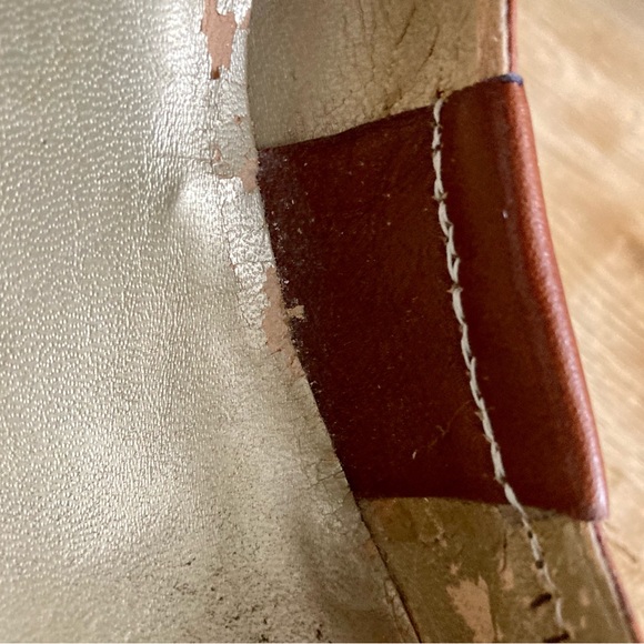 FRANCO SARTO Leopard Print Pony Hair Pumps w Leather Toe Cap & Heel Back size 9 - Picture 7 of 8